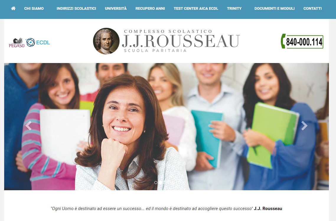 Diploma Liceo scientifico Opzione Scienze applicate | Complesso Scolastico J.J. Rousseau Viterbo